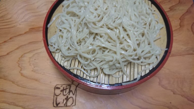 寒ざらし蕎麦、好評です。イメージ